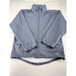 Helly Hansen Moss Rain Jacket - Men's Size Medium - Blue